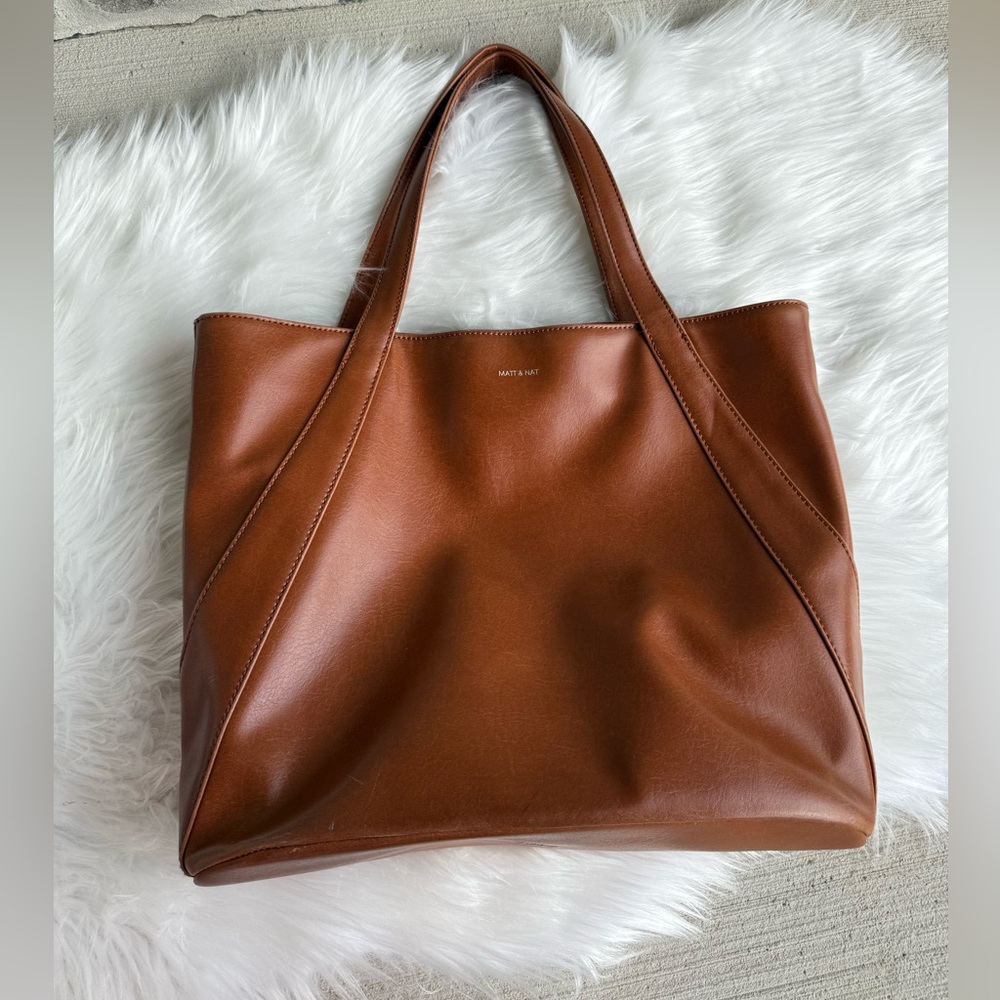 Matt & Nat Tan Leather Tote